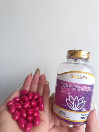 RESVERATROL + BIOTINAⓇ PRODUCTO 100% NATURAL